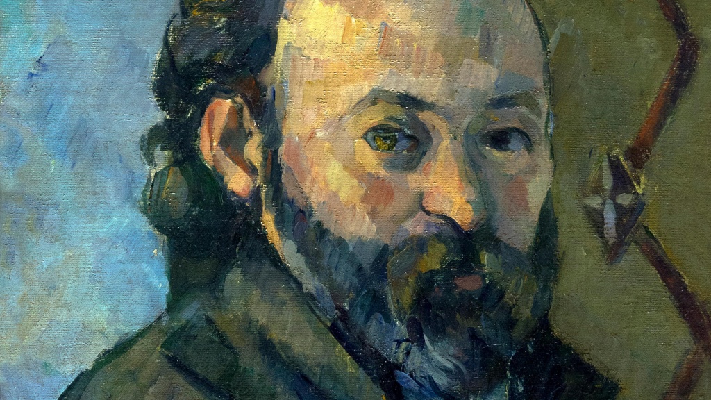 Painting of Paul Cézanne