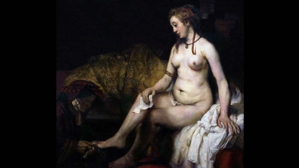 London Art Studies Rembrandt van Rijn Bathsheba at Her Bath