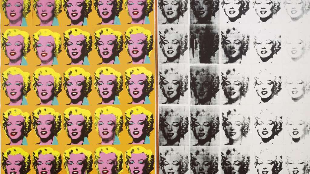 London Art Studies Andy Warhol Marilyn Diptych