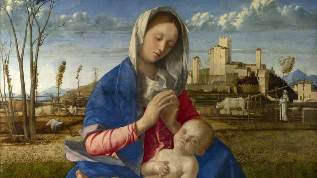 Madonna of the Meadow by Bellini